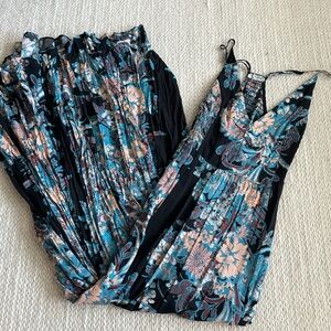 Free People Floral Cami Maxi Dress Size XS